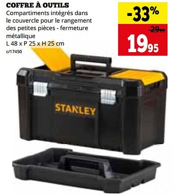 Promotions Coffre à outils - Stanley - Valide de 03/01/2024 à 31/01/2024 chez Dema