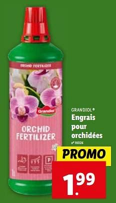 Promotions Engrais pour orchidées - Grandiol - Valide de 10/01/2024 à 16/01/2024 chez Lidl