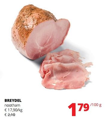 Promoties Breydel nootham - Breydel - Geldig van 04/01/2024 tot 17/01/2024 bij Spar (Colruytgroup)