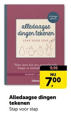 Promoties Alledaagse dingen tekenen - Huismerk - Boekenvoordeel - Geldig van 06/01/2024 tot 14/01/2024 bij BoekenVoordeel