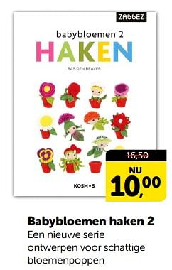 Promoties Babybloemen haken 2 - Huismerk - Boekenvoordeel - Geldig van 06/01/2024 tot 14/01/2024 bij BoekenVoordeel