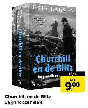 Promoties Churchill en de blitz - Huismerk - Boekenvoordeel - Geldig van 06/01/2024 tot 14/01/2024 bij BoekenVoordeel