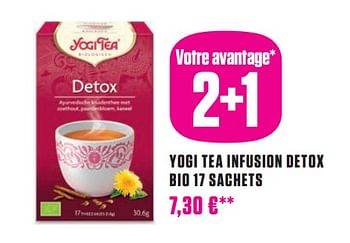 Promotions Yogi tea infusion detox bio - Yogi Tea - Valide de 02/01/2024 à 31/01/2024 chez Medi-Market