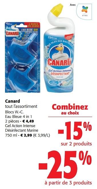 Promotions Canard tout l`assortiment - Canard WC - Valide de 02/01/2024 à 16/02/2024 chez Colruyt