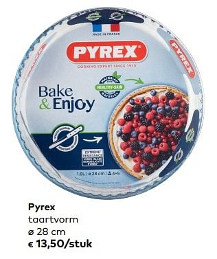 Promoties Pyrex taartvorm - Pyrex - Geldig van 03/01/2024 tot 30/01/2024 bij Bioplanet
