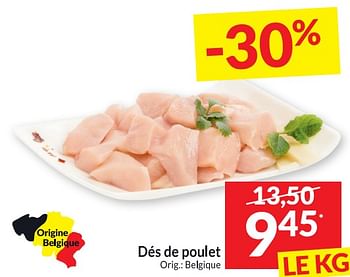 Promotions Des de poulet - Produit maison - Intermarche - Valide de 09/01/2024 à 14/01/2024 chez Intermarche