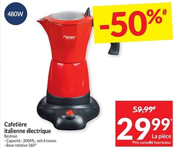 Cafetiere Italienne Electrique Bestron DM300