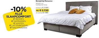 Promoties Boxspring romance - Huismerk - Molecule - Geldig van 03/01/2024 tot 31/01/2024 bij Molecule
