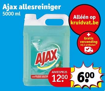 Promoties Ajax allesreiniger - Ajax - Geldig van 08/01/2024 tot 14/01/2024 bij Kruidvat