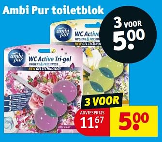Promoties Ambi pur toiletblok - Ambi Pur - Geldig van 08/01/2024 tot 14/01/2024 bij Kruidvat