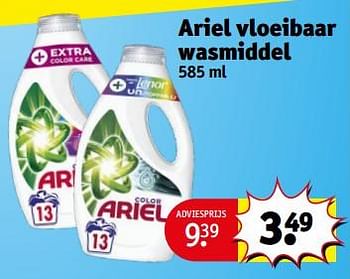 Promoties Ariel vloeibaar wasmiddel - Ariel - Geldig van 08/01/2024 tot 14/01/2024 bij Kruidvat