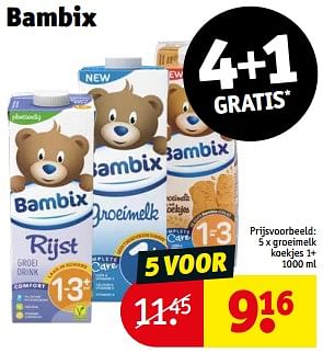 Promoties Bambix groeimelk koekjes - Bambix - Geldig van 08/01/2024 tot 14/01/2024 bij Kruidvat