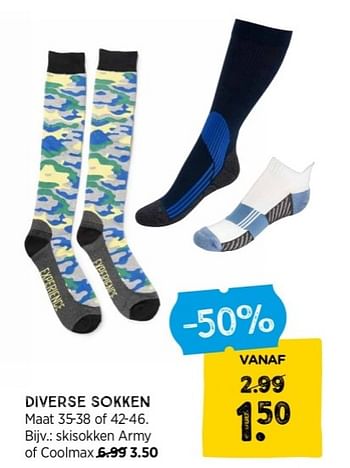 Promoties Diverse sokken - Huismerk - Xenos - Geldig van 03/01/2024 tot 31/01/2024 bij Xenos
