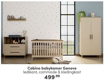 Promoties Cabino babykamer geneve - Cabino - Geldig van 07/01/2024 tot 13/01/2024 bij Baby & Tiener Megastore