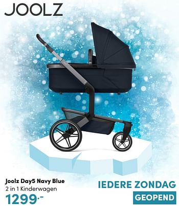 Promoties Joolz day5 navy blue 2 in 1 kinderwagen - Joolz - Geldig van 07/01/2024 tot 13/01/2024 bij Baby & Tiener Megastore