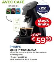 Philips Philips cafetière portionnée senseo - En promotion chez Conforama