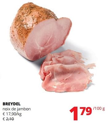 Promoties Breydel noix de jambon - Breydel - Geldig van 04/01/2024 tot 17/01/2024 bij Spar (Colruytgroup)