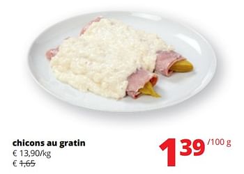Promoties Chicons au gratin - Huismerk - Spar Retail - Geldig van 04/01/2024 tot 17/01/2024 bij Spar (Colruytgroup)