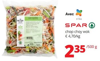 Promoties Chop choy wok - Spar - Geldig van 04/01/2024 tot 17/01/2024 bij Spar (Colruytgroup)