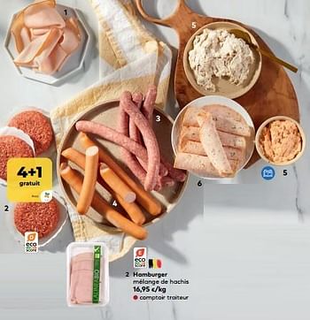 Promotions Hamburger mélange de hachis - Produit maison - Bioplanet - Valide de 03/01/2024 à 30/01/2024 chez Bioplanet