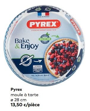 Promotions Pyrex moule à tarte - Pyrex - Valide de 03/01/2024 à 30/01/2024 chez Bioplanet