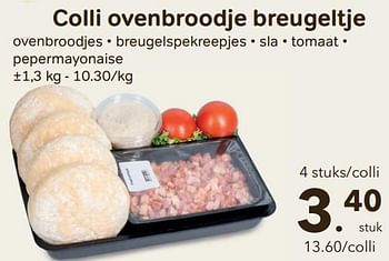 Promoties Colli ovenbroodje breugeltje - Huismerk - Bon'Ap - Geldig van 03/01/2024 tot 30/01/2024 bij Bon'Ap