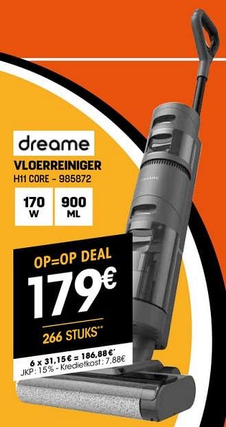 Promoties Dreame vloerreiniger h11 core - Dreame - Geldig van 03/01/2024 tot 31/01/2024 bij Electro Depot
