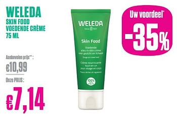 Promoties Weleda skin food voedende crème - Weleda - Geldig van 27/12/2023 tot 31/01/2024 bij Medi-Market
