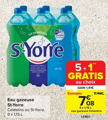 Promotions Eau gazeuse st-yorre - St Yorre - Valide de 03/01/2024 à 15/01/2024 chez Carrefour