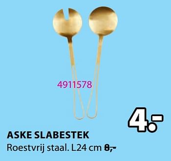 Promoties Aske slabestek - Huismerk - Jysk - Geldig van 08/01/2024 tot 31/01/2024 bij Jysk
