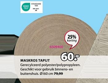Promoties Maskros tapijt - Huismerk - Jysk - Geldig van 08/01/2024 tot 31/01/2024 bij Jysk