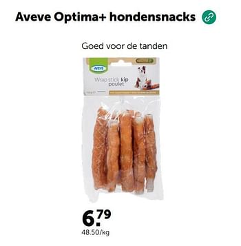 Promoties Aveve optima+ hondensnacks goed voor de tanden - Huismerk - Aveve - Geldig van 10/01/2024 tot 21/01/2024 bij Aveve