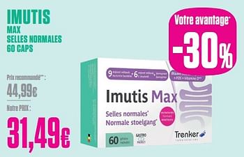 Promotions Imutis max selles normales - Trenker - Valide de 27/12/2023 à 31/01/2024 chez Medi-Market
