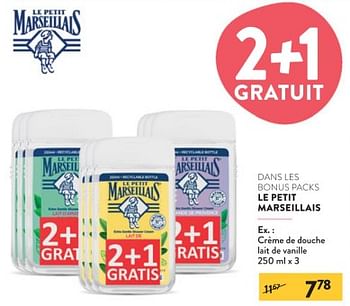 Promotions Crème de douche lait de vanille - Le Petit Marseillais - Valide de 03/01/2024 à 16/01/2024 chez DI