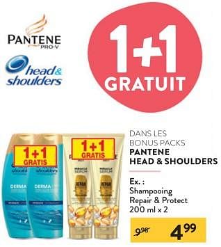 Promotions Shampooing repair + protect - Pantene - Valide de 03/01/2024 à 16/01/2024 chez DI