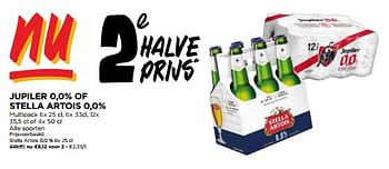 Promoties Stella artois 0,0 % - Stella Artois - Geldig van 10/01/2024 tot 16/01/2024 bij Jumbo