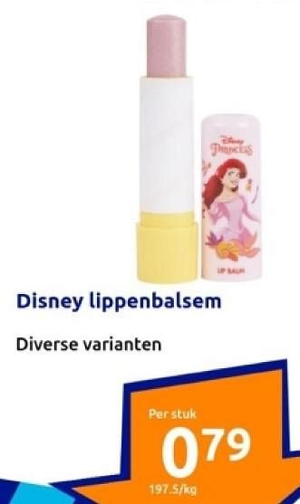 Promoties Disney lippenbalsem - Disney - Geldig van 10/01/2024 tot 16/01/2024 bij Action