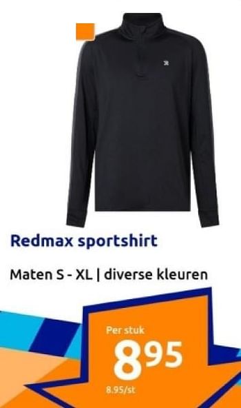 Promoties Redmax sportshirt - Redmax - Geldig van 10/01/2024 tot 16/01/2024 bij Action