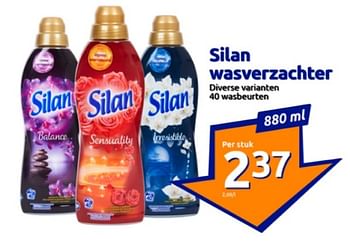 Promoties Silan wasverzachter - Silan - Geldig van 10/01/2024 tot 16/01/2024 bij Action