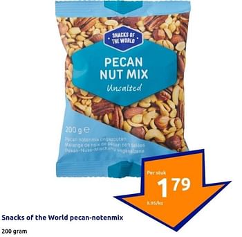 Promoties Snacks of the world pecan-notenmix - Snacks of the World - Geldig van 10/01/2024 tot 16/01/2024 bij Action