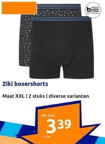 Promoties Ziki boxershorts - Ziki - Geldig van 10/01/2024 tot 16/01/2024 bij Action