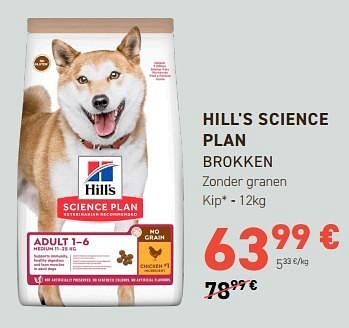 Promoties Hill`s science plan brokken - Hill's - Geldig van 10/01/2024 tot 21/01/2024 bij Tom&Co