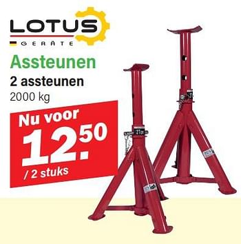 Promoties Assteunen - Lotus Geräte - Geldig van 10/01/2024 tot 27/01/2024 bij Van Cranenbroek