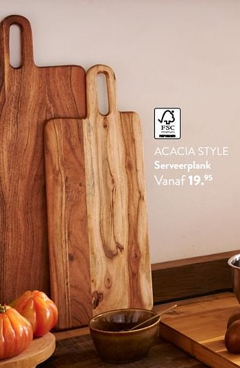 Promoties Acacia style serveerplank - Huismerk - Casa - Geldig van 07/09/2023 tot 17/01/2024 bij Casa