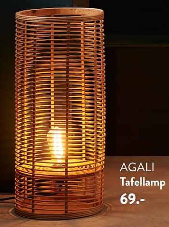 Promoties Agali tafellamp - Huismerk - Casa - Geldig van 07/09/2023 tot 17/01/2024 bij Casa