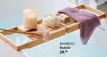 Promoties Bamboo badtafel - Huismerk - Casa - Geldig van 07/09/2023 tot 17/01/2024 bij Casa