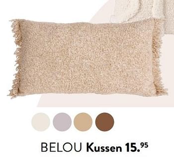 Promoties Belou kussen - Huismerk - Casa - Geldig van 07/09/2023 tot 17/01/2024 bij Casa