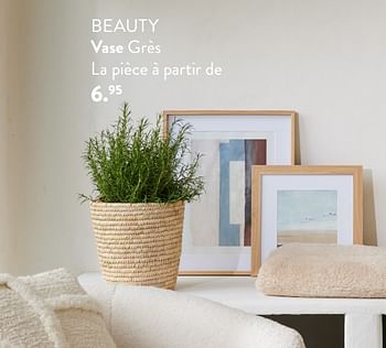Promotions Beauty vase - Produit maison - Casa - Valide de 07/09/2023 à 17/01/2024 chez Casa