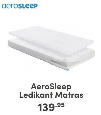 Promoties Aerosleep ledikant matras - Aerosleep - Geldig van 14/01/2024 tot 20/01/2024 bij Baby & Tiener Megastore