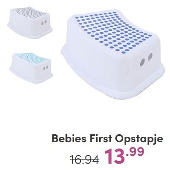 Promoties Bebies first opstapje - bebiesfirst - Geldig van 14/01/2024 tot 20/01/2024 bij Baby & Tiener Megastore